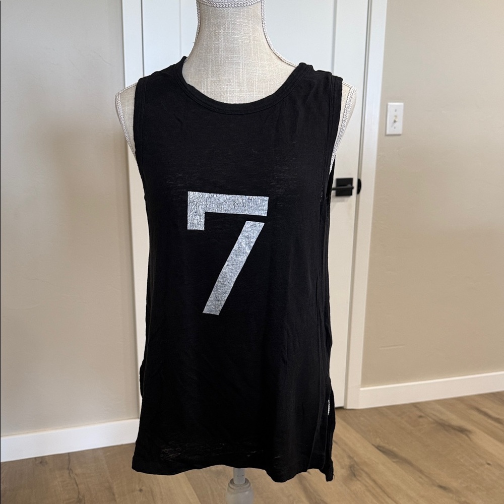BANANA REPUBLIC BLACK # 7 TANK TOP - NWOT